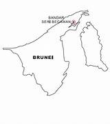 Brunei Cartine Darussalam Landkarte Landkarten Colorare Geografie Disegno Nazioni Pintar Ausmalen Gratismalvorlagen Cartoni sketch template