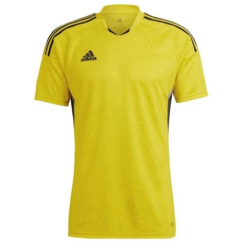 adidas voetbalshirt condivo  match day geelzwart wwwunisportstorenl