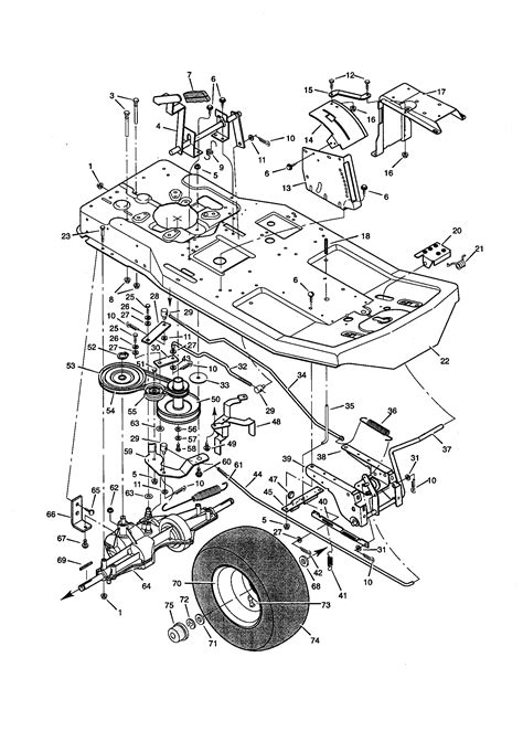 craftsman rear engine riding mower parts model  sears