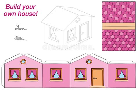 house  paper templates  template