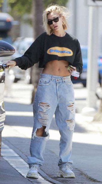 Jeans Crop Tops Cropped Cropped Sweater Hailey Baldwin