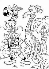 Mickey Safari Kids Coloring Fun sketch template