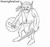 Goblin Draw Beginners Drawing sketch template
