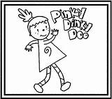 Doo Pinky Dinky Pages Coloring Template sketch template