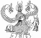 Godzilla Sheets Mothra Gamera sketch template