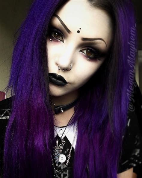 Pin By Ashley On Megan Mayhem Meg Model Blonde Goth Gothic