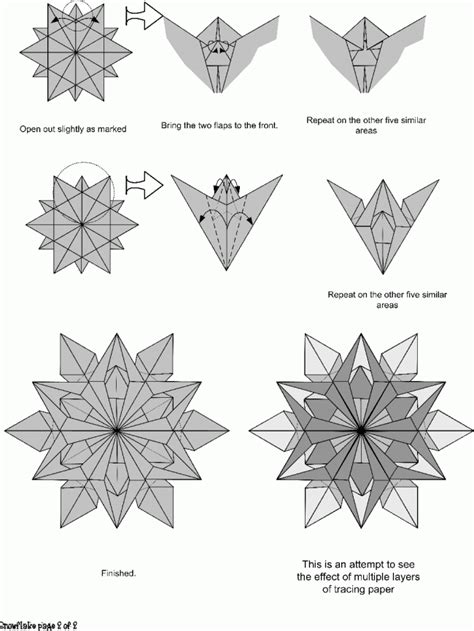 How To Make Origami Snowflake Origami