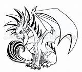 Dragonsandbeasties Inktober Visit sketch template