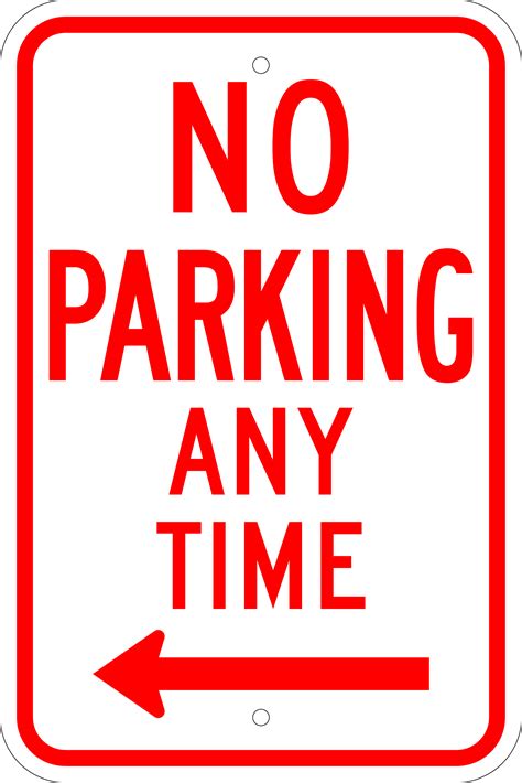 printable  parking signs clipart