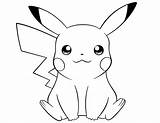 Pokemon Pintar Recortar sketch template