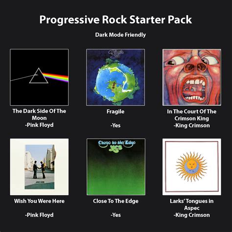 progressive rock starter pack rstarterpacks
