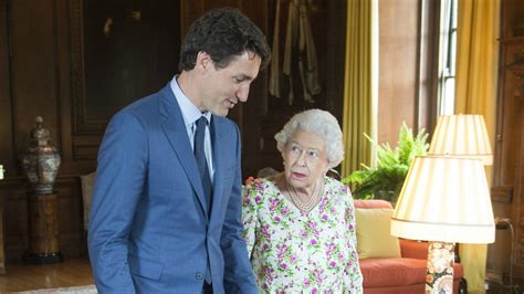 justin trudeau just shared a joke with the queen on his visit to scotland
