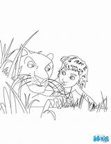 Bagheera Mowgli Coloring Jungle Pages Book Disney Drawing Color Hellokids 3d Choose Board Movie Print sketch template