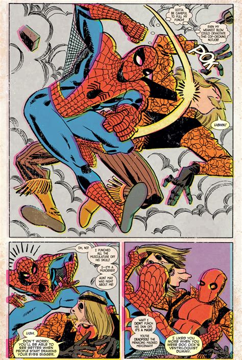 spider man vs deadpool retro comicnewbies