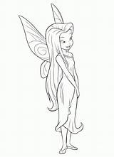 Coloring Pages Disney Fairy Tinkerbell Fairies Silvermist Concept Tumblr Choose Board Cartoon sketch template