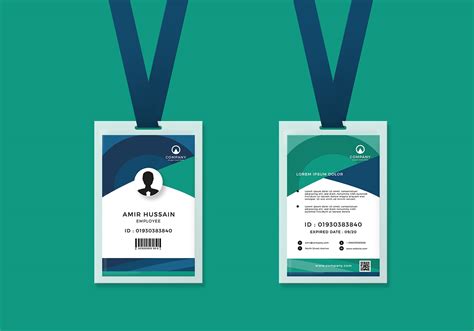 work id badges  excel templates