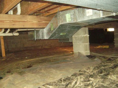 crawl space repair cleanspace encapsulation  springfield il nasty crawlspace  home