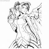 Overwatch Tracer sketch template