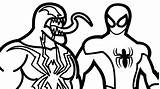 Venom Spiderman Coloring Pages Vs Printable Drawing Print Enemy Color Getdrawings Getcolorings Compromise Drawings Clipartmag Colorings sketch template