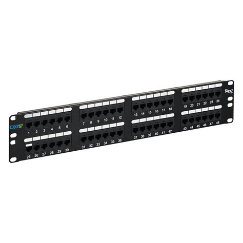 cate patch panel   ports   rms icc