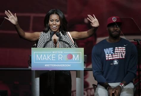 michelle obama lebron james team to help boost early voting