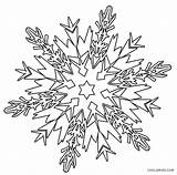 Snowflake Schneeflocken Schneeflocke Ausmalbilder Cool2bkids Druckbare sketch template