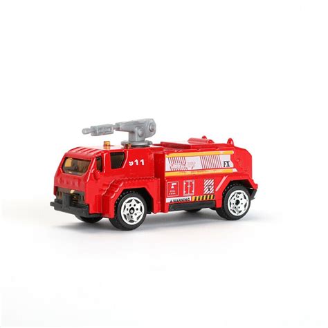 pcs diecast mini emergency truck model toy set vehicle models  accessories
