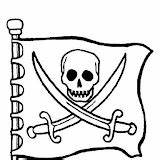 Piratas Banderas Bandeira Bandera Colorir Infantiles Pirata Disfrute Niñas Compartan Pretende Flag sketch template