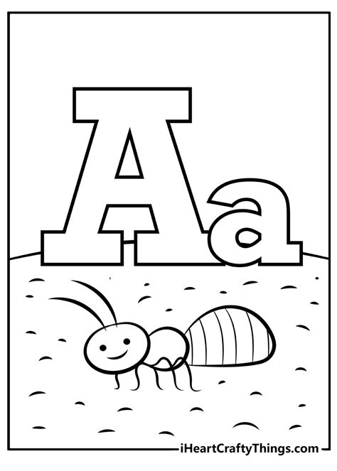 alphabet coloring pages  printables  printable alphabet