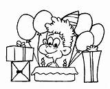 Birthday Coloring Pages Coloringpages1001 sketch template