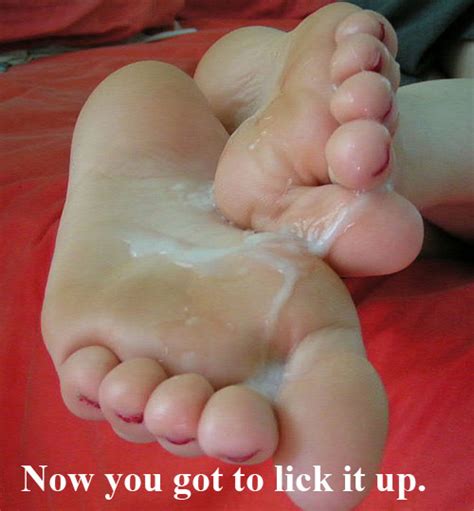 cuckold lick cum off feet xxx photo