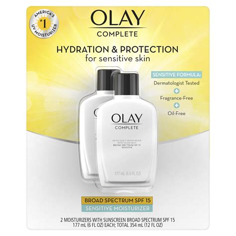 olay complete lotion moisturizer  spf  sensitive  oz pack