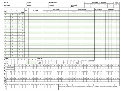 youth basketball score sheet printable printable world holiday