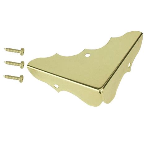 everbilt       bright brass decorative corners