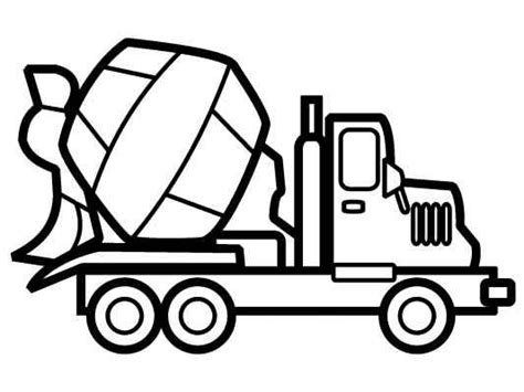 pin   truck coloring pages