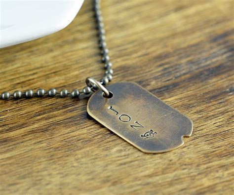 dog tags  men dog tag necklace mens necklace fathers day