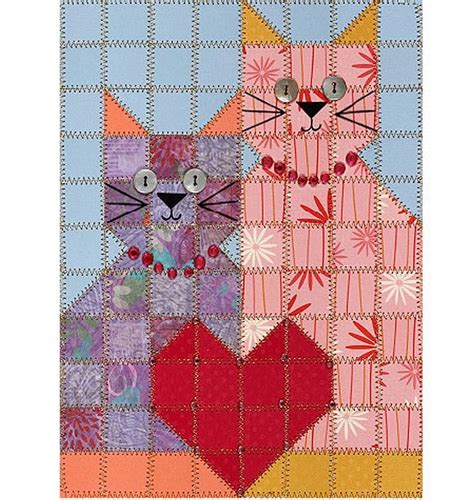printable  cat quilt block patterns printable word searches