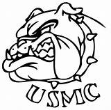 Ega Usmc Stencil Marine Corps Emblem Clipart sketch template
