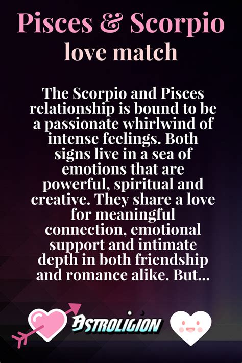 pisces and scorpio love match relationship compatibility