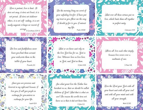 amazing   printable scripture cards