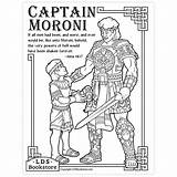 Moroni Captain Mormon Write sketch template