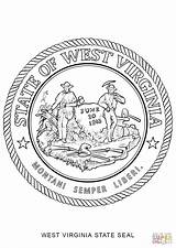 Virginia Seal State Coloring West Wv Pages Clip Printable Outline Adult Wild Town Western Old Clipground Library Clipart Categories sketch template
