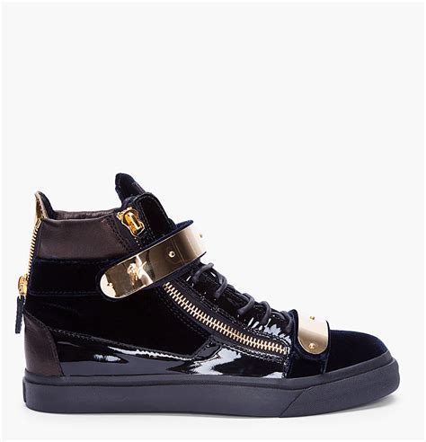 black gold sneakers giuseppe zanotti hypebeast