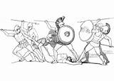 Colorare Patroclo Achille Lotta Disegni Patroclus Corpo Iliade Fight Flaxman Categorie sketch template