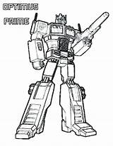 Coloring Transformer Pages Prime Optimus Getcolorings Color sketch template