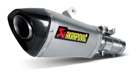 akrapovic homologated slip  exhaust    revzilla