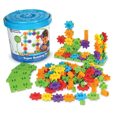 buy learning resources gears gears gears super building toy set stem toys construction toys