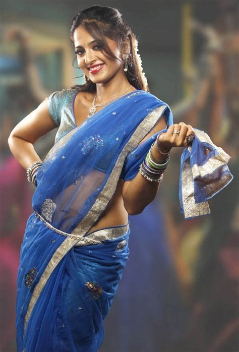 South Indian Actress Anushka Shetty Hot Hd Photos In Saree Hot