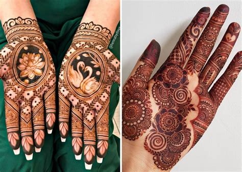 palm mehndi designs  brides shaadiwish