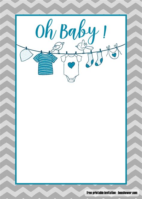 printable onesie baby shower invitations templates drevio